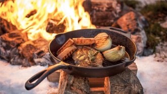 Buiten koken met de feestdagen