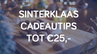 Sinterklaascadeaus tot 25 euro