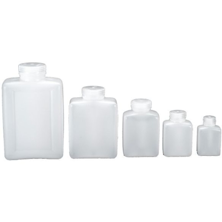 Nalgene  HDPE Rectangle Bottle 500ml White 