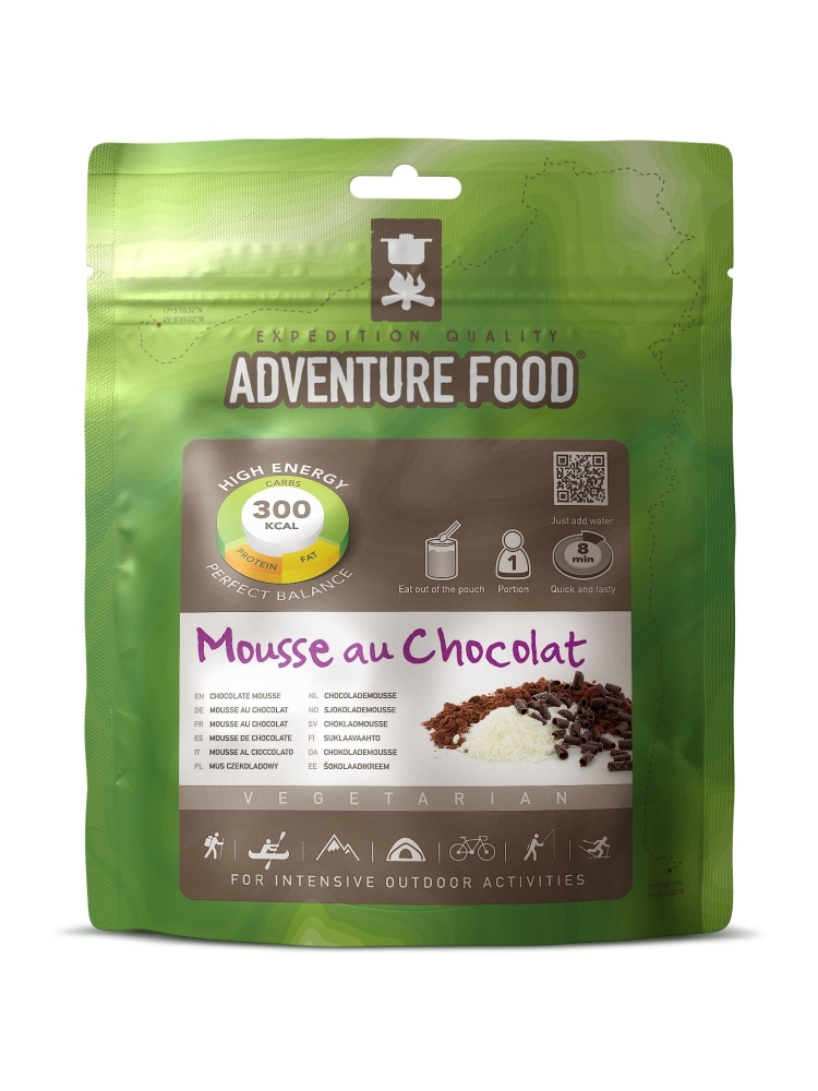 Adventure food Chocolade Mousse 1 portie . 1MC maaltijden en voedsel online bestellen bij Kathmandu Outdoor & Travel