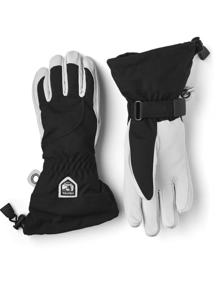 Hestra Heli Ski glove women's Black / Off White 30610-100/020 kleding accessoires online bestellen bij Kathmandu Outdoor & Travel