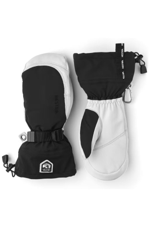 Hestra  Army Leather Extreme mitt Black/Off White