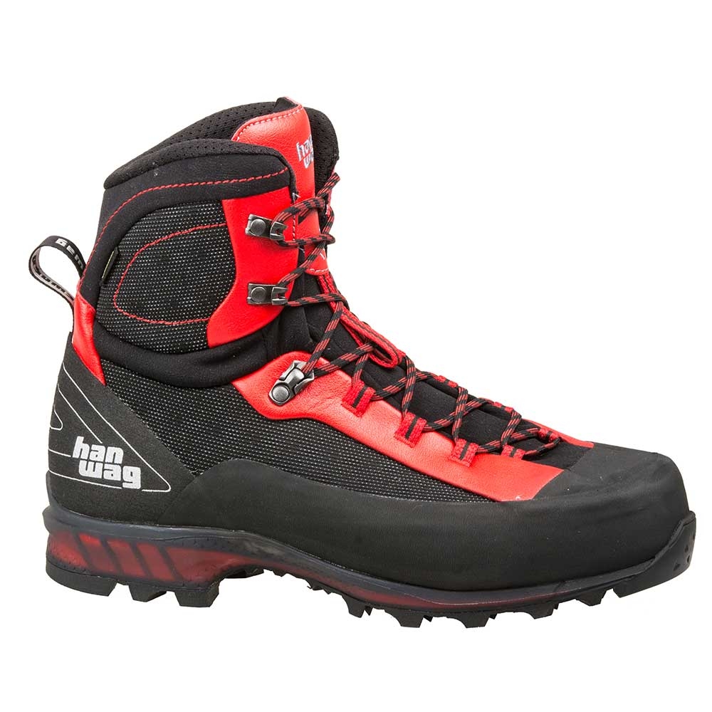 Hanwag Ferrata II GTX Black Red 100100-012055 wandelschoenen heren online bestellen bij Kathmandu Outdoor & Travel