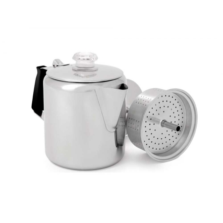 Gsi  Glacier Stainless 6 Cup Percolator Zilver