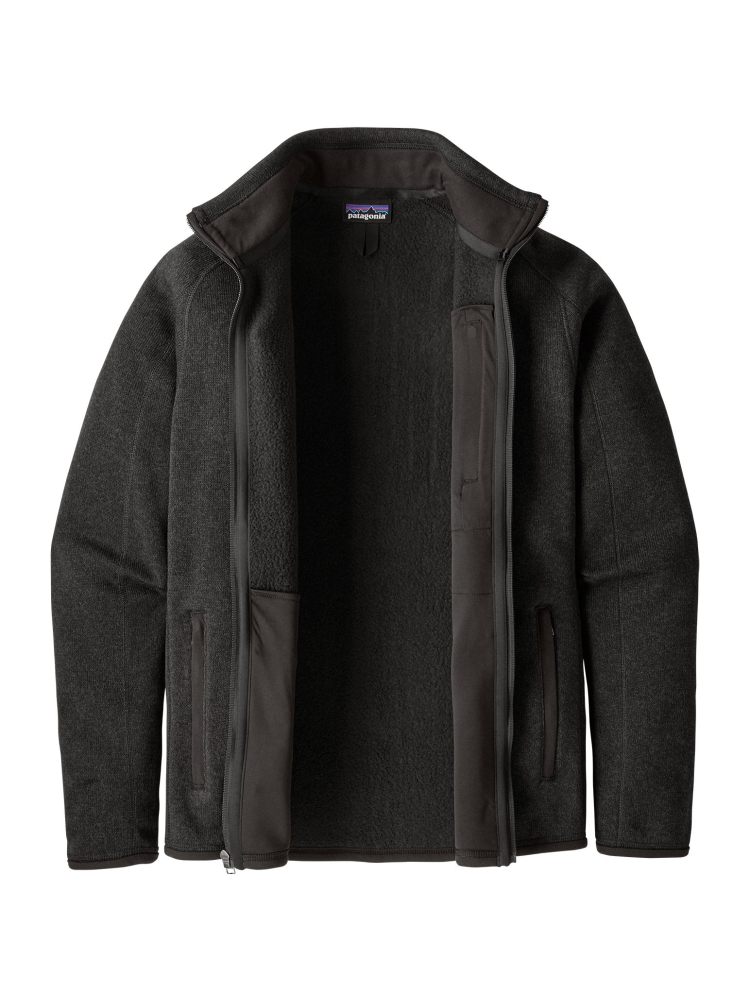 Patagonia Better Sweater Jacket Black 25528-BLK fleeces en truien online bestellen bij Kathmandu Outdoor & Travel