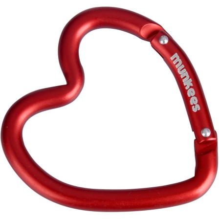 Munkees  Heart Carabiner .