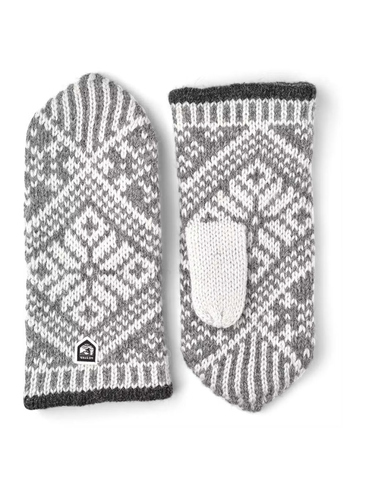 Hestra Nordic Wool Mitt Grey 63921-350/200 kleding accessoires online bestellen bij Kathmandu Outdoor & Travel