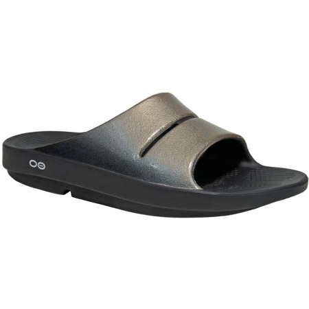 Oofos  OOahh Luxe Slide Women's Latte