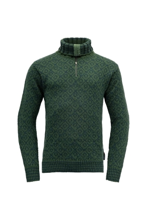 Devold  Svalbard Sweater Zip Neck Forest/Woods