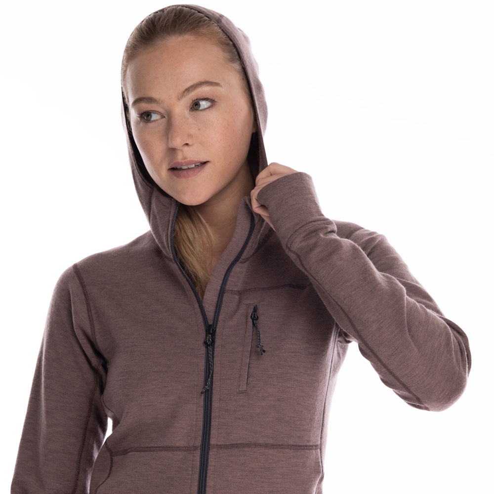 Artilect Eldorado 310  Merino Hoodie Women's  Geode Purple 2212203-GDP fleeces en truien online bestellen bij Kathmandu Outdoor & Travel