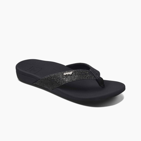 Reef  Ortho-Spring Women's Black/Black Glitter