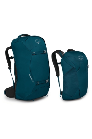 Osprey Fairview 70 Women's Night Jungle Blue 10003691 reistassen online bestellen bij Kathmandu Outdoor & Travel