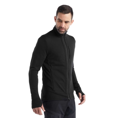 Icebreaker  Quantum III Long Sleeve Zip Black