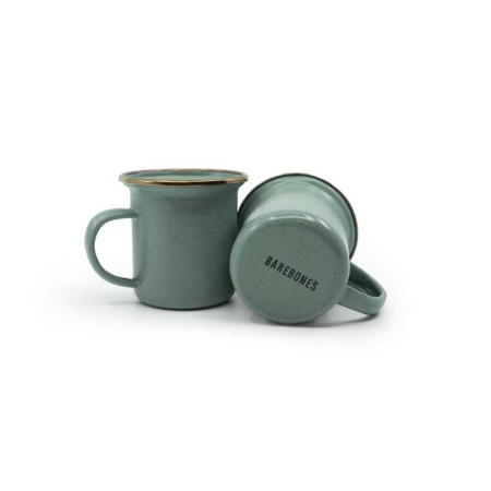 Barebones  Espresso Cup Enamel 2 Pcs Mint