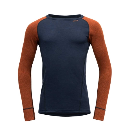 Devold  Duo Active Merino 205 Shirt  FLAME/INK