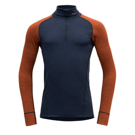 Devold  Duo Active Merino 205 Z.Neck  FLAME/INK