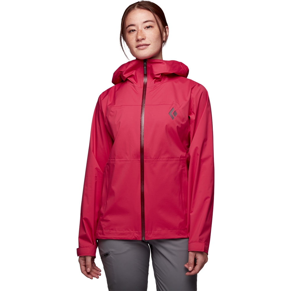 Black Diamond Stormline Stretch Rain Shell Women's Pomegranate APM697-Pomegranate jassen online bestellen bij Kathmandu Outdoor & Travel