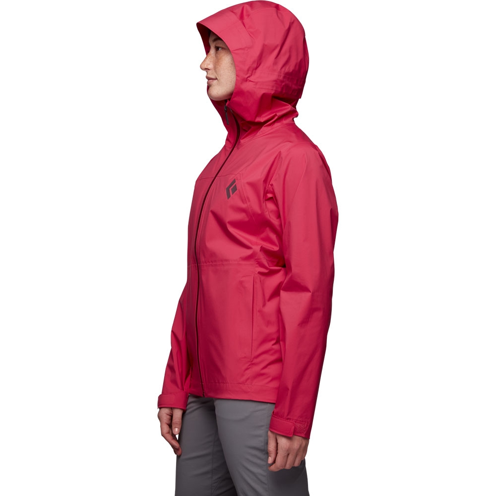 Black Diamond Stormline Stretch Rain Shell Women's Pomegranate APM697-Pomegranate jassen online bestellen bij Kathmandu Outdoor & Travel