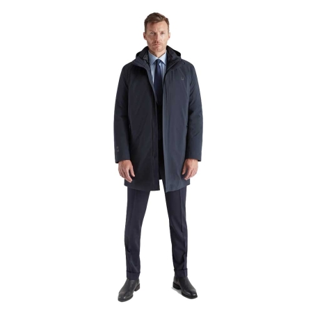 Ubr  Black Storm Coat Navy