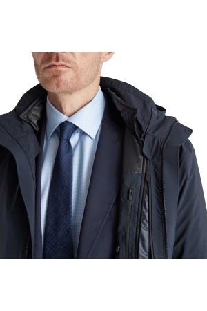 Ubr Black Storm Coat Navy 7095-590 jassen online bestellen bij Kathmandu Outdoor & Travel