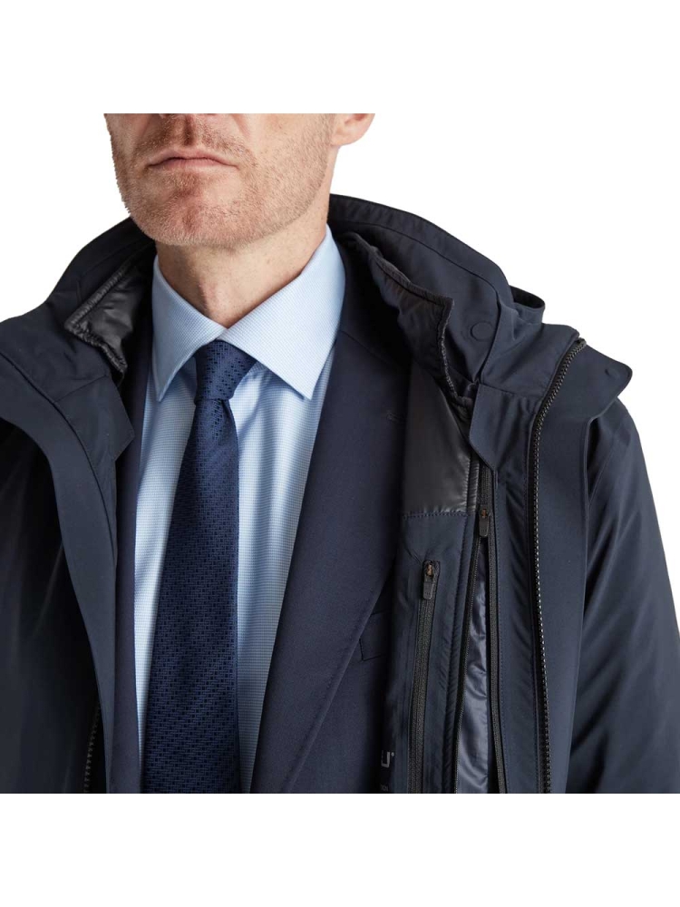 Ubr Black Storm Coat Navy 7095-590 jassen online bestellen bij Kathmandu Outdoor & Travel