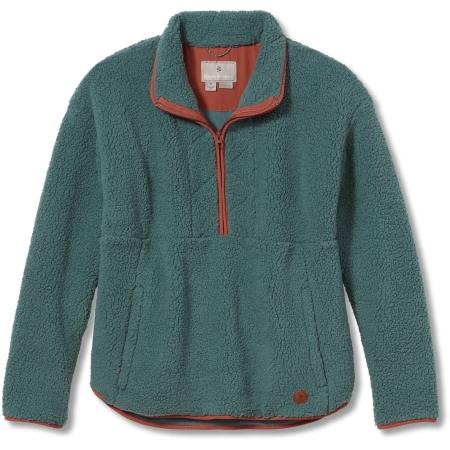 Royal Robbins Urbanesque Sherpa 1/2 Zip Women's Sea Pine Royal Robbins Urbanesque Sherpa 1/2 Zip Women's Sea Pine