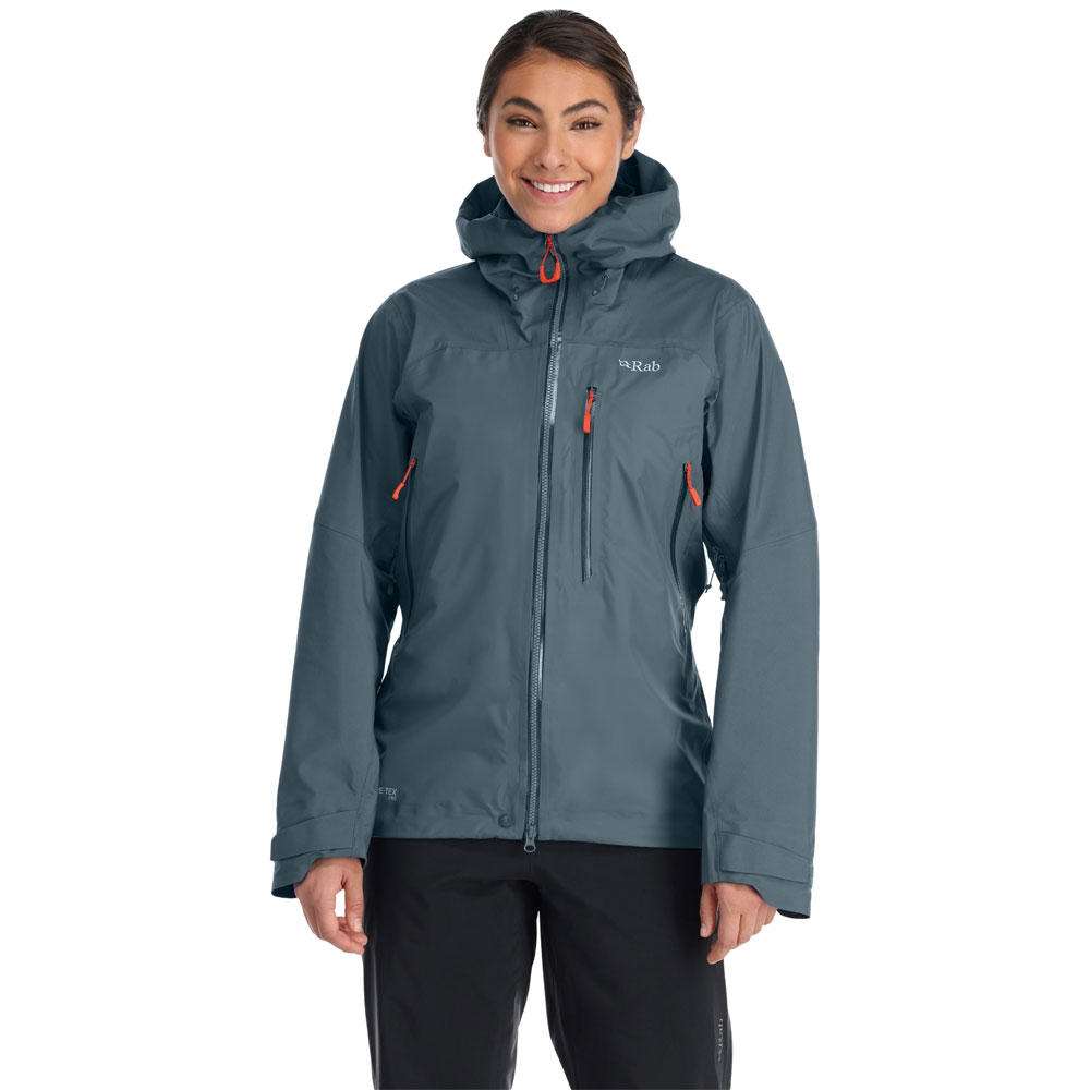 Rab Latok Mountain GTX Jacket Women's  Orion Blue QWH-25-ORB jassen online bestellen bij Kathmandu Outdoor & Travel