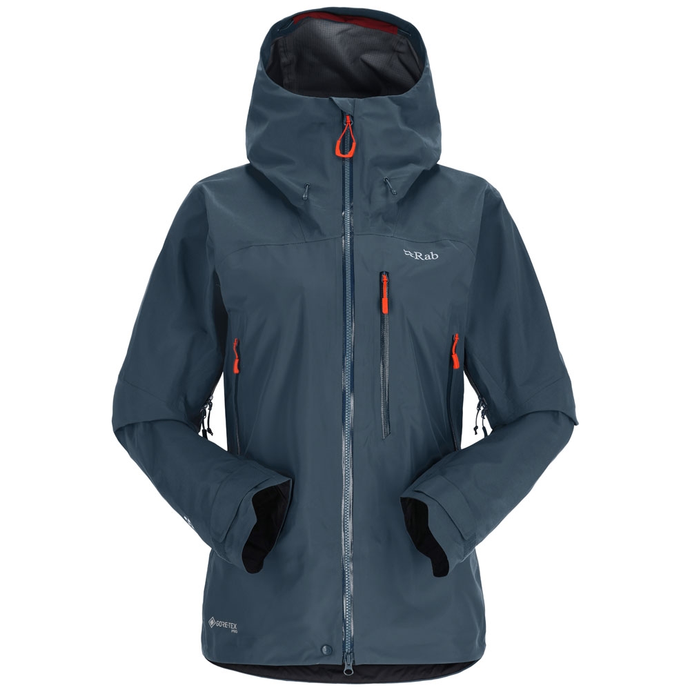 Rab Latok Mountain GTX Jacket Women's  Orion Blue QWH-25-ORB jassen online bestellen bij Kathmandu Outdoor & Travel