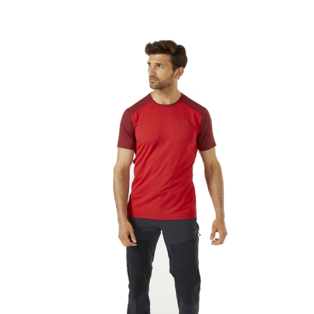 Rab  Force Tee Ascent Red/Oxblood Red