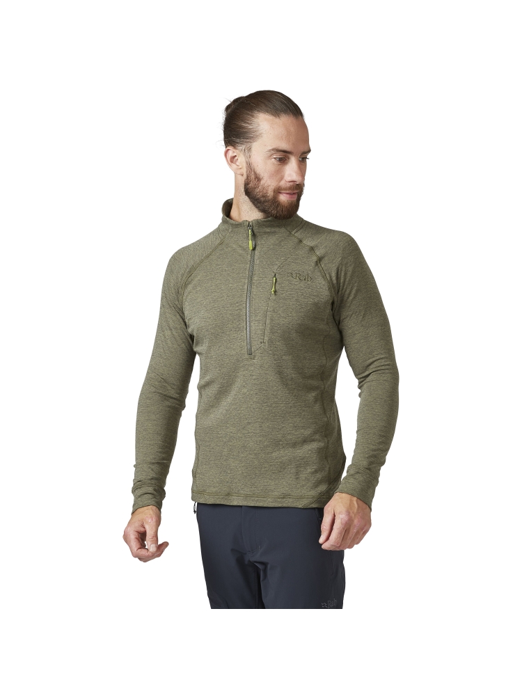 Rab Nexus Pull-On  Light Khaki QFF-74-LKH fleeces en truien online bestellen bij Kathmandu Outdoor & Travel