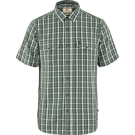 Fjällräven  Abisko Cool Shirt Short Sleeve Patina Green-Dark Navy