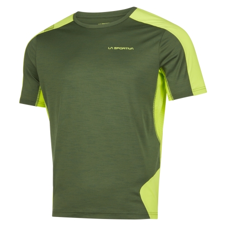 La Sportiva  Compass T-Shirt Forest/Lime Punch