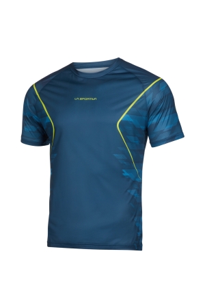 La Sportiva Pacer T-Shirt Storm Blue/Maui P73-639637 shirts en tops online bestellen bij Kathmandu Outdoor & Travel