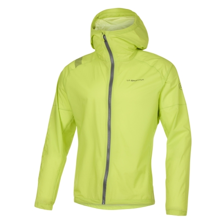 La Sportiva  Pocketshell Jacket Lime Punch/Carbon