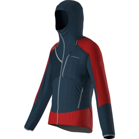 La Sportiva  Aequilibrium Softshell Jkt Storm Blue/Poppy 