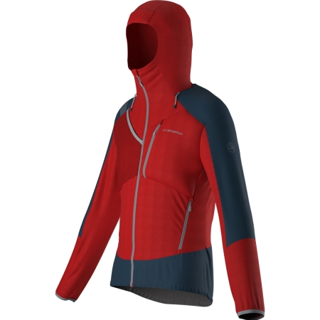 La Sportiva  Aequilibrium Softshell Jkt Poppy/Storm Blue 