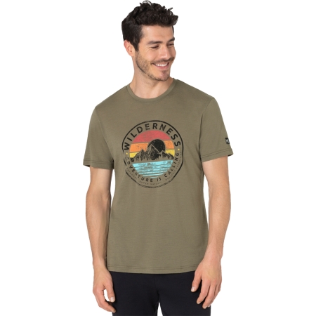 Super Natural  Wilderness Tee Stone Grey/Various