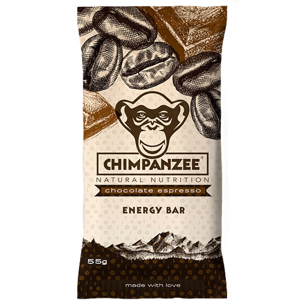 Chimpanzee Energy Bar Chocolate Espresso    CH100033E maaltijden en voedsel online bestellen bij Kathmandu Outdoor & Travel