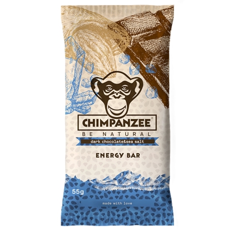 Chimpanzee  Energy Bar Dark Chocolate & Sea Salt   