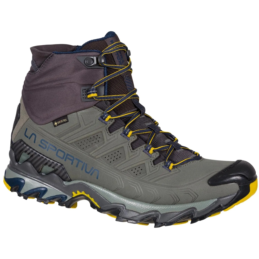 La Sportiva Ultra Raptor II Mid Leather GTX Clay/NightBlue 34J909629 wandelschoenen heren online bestellen bij Kathmandu Outdoor & Travel