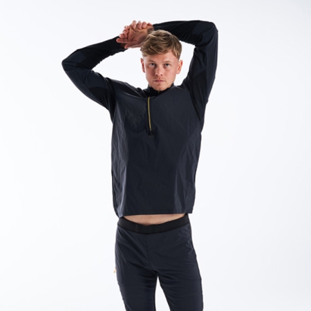 Devold  Running Merino Cover Zip Neck Caviar