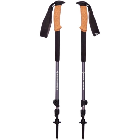 Black Diamond  Trail Cork Trekking Poles Granite