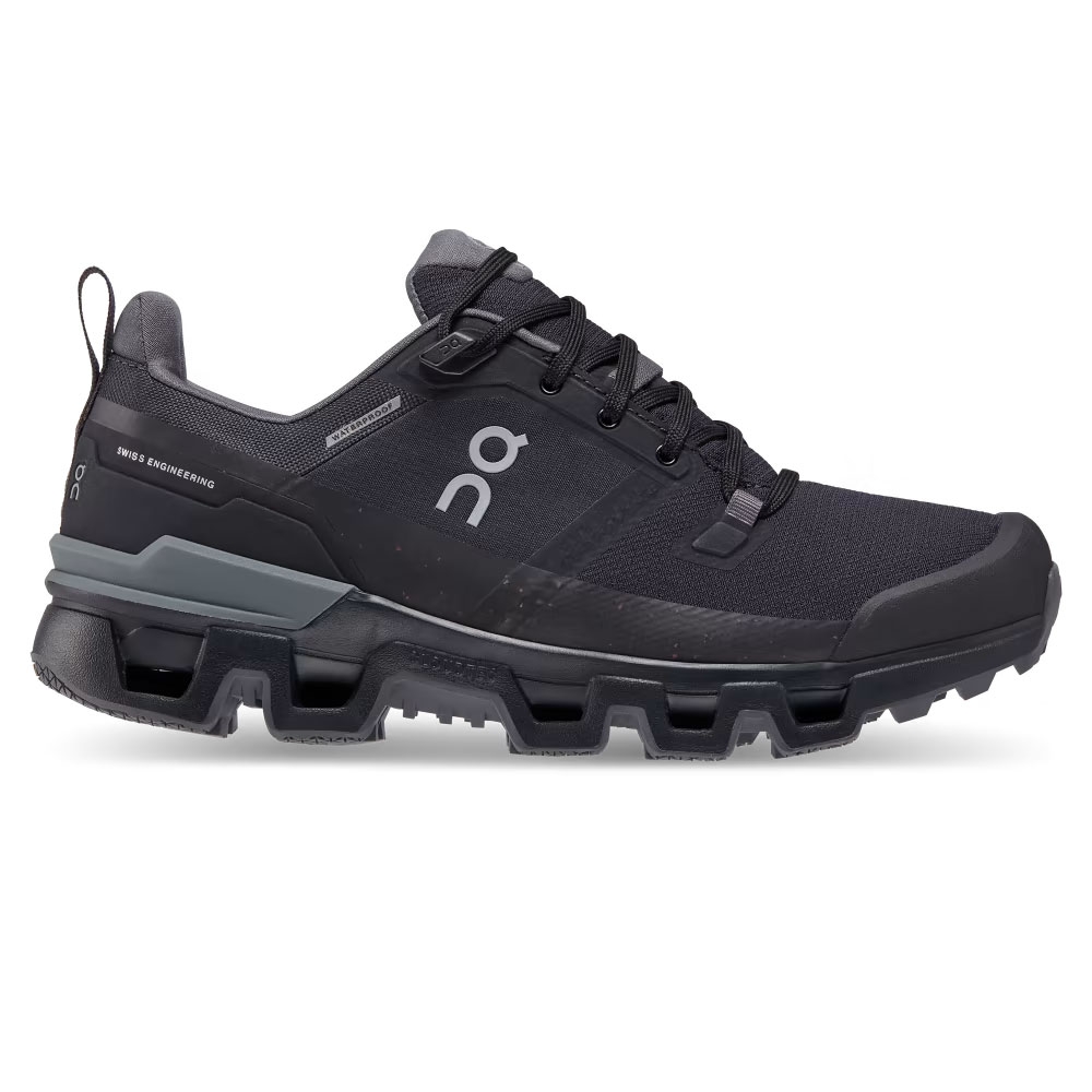 On-running Cloudwander Waterproof Women's Black | Eclipse 73.98602 wandelschoenen dames online bestellen bij Kathmandu Outdoor & Travel