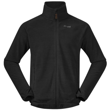 Bergans  Hareid Fleece Jacket NoHood Black