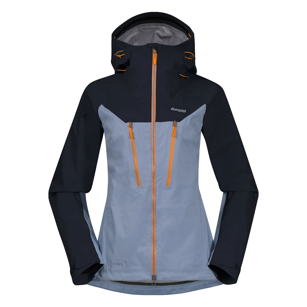 Bergans Cecilie 3L Jacket Women's Misty Sky Blue/Navy Blue 8811-25489 jassen online bestellen bij Kathmandu Outdoor & Travel