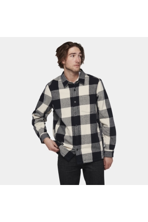 Black Diamond  Project Lined Flannel Black-Off White Plaid