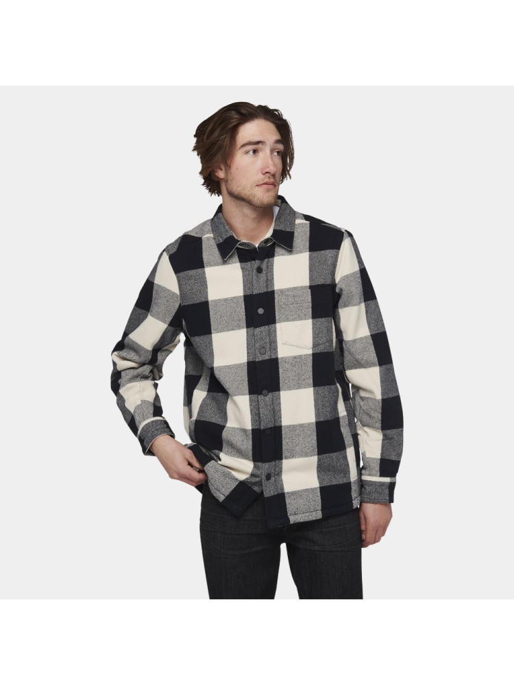 Black Diamond Project Lined Flannel Black-Off White Plaid AP744065-9511 shirts en tops online bestellen bij Kathmandu Outdoor & Travel