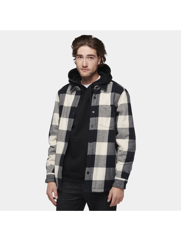 Black Diamond Project Lined Flannel Black-Off White Plaid AP744065-9511 shirts en tops online bestellen bij Kathmandu Outdoor & Travel