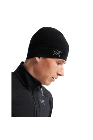 Arc'teryx Rho Lightweight Wool Toque Black 5990-Black kleding accessoires online bestellen bij Kathmandu Outdoor & Travel