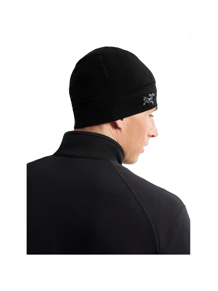 Arc'teryx Rho Lightweight Wool Toque Black 5990-Black kleding accessoires online bestellen bij Kathmandu Outdoor & Travel